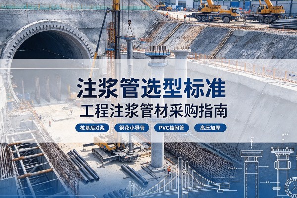 六安注浆管选型标准