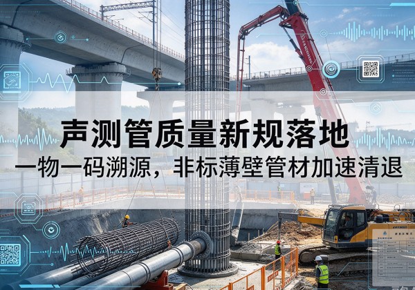 六安声测管质量新规落地，一物一码溯源，非标薄壁管材加速清退
